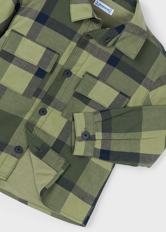 Checked overshirt