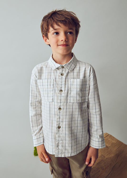 L/s checked shirt