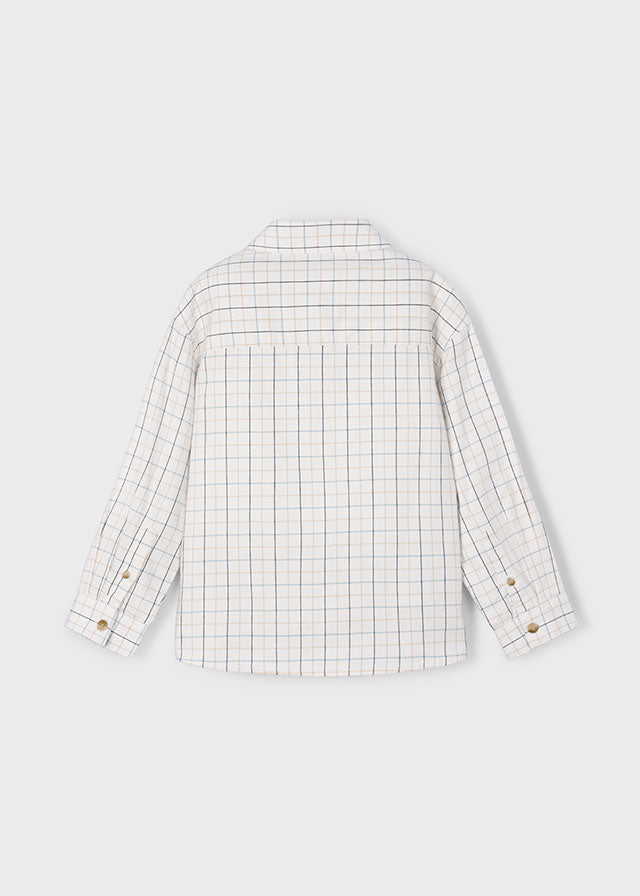L/s checked shirt