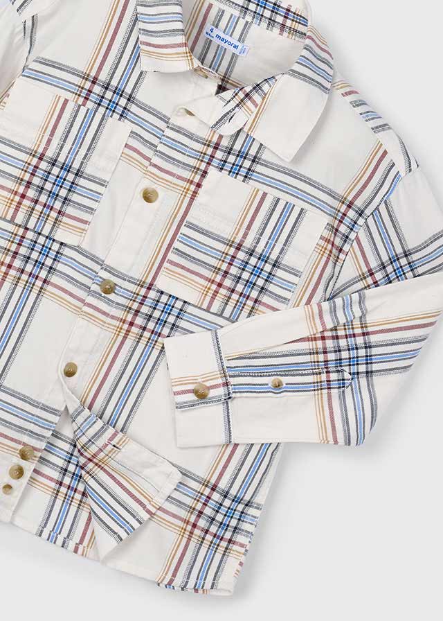 L/s checked shirt