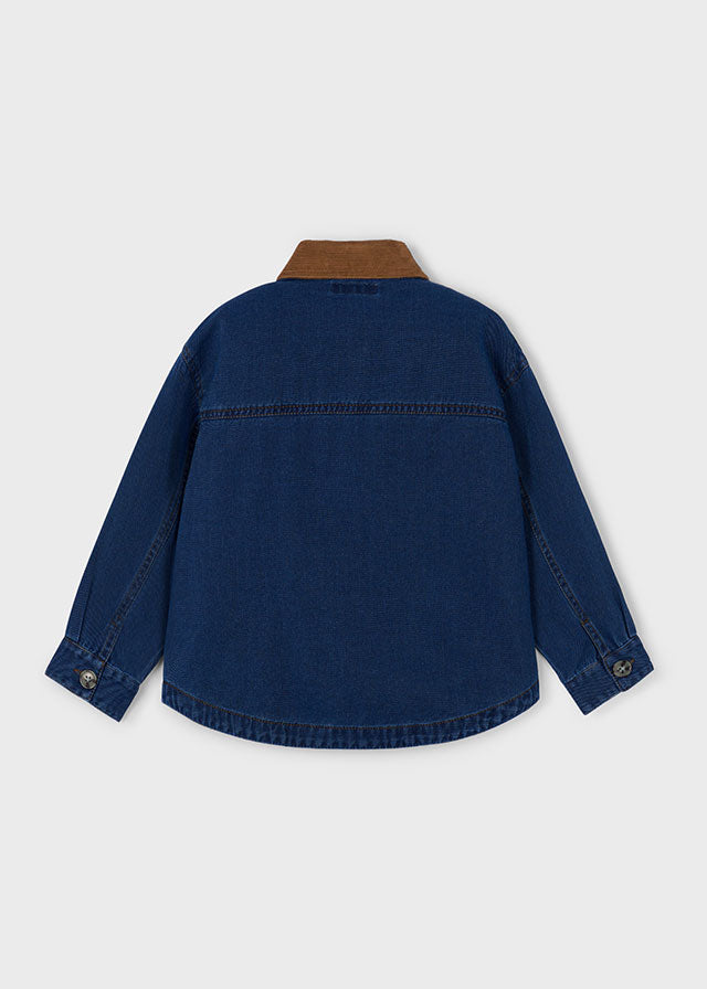 Flowy denim overshirt