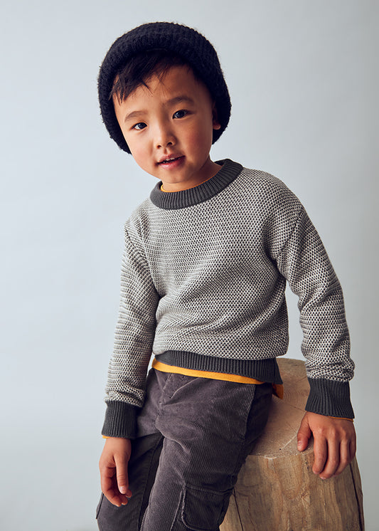 Textured sweater