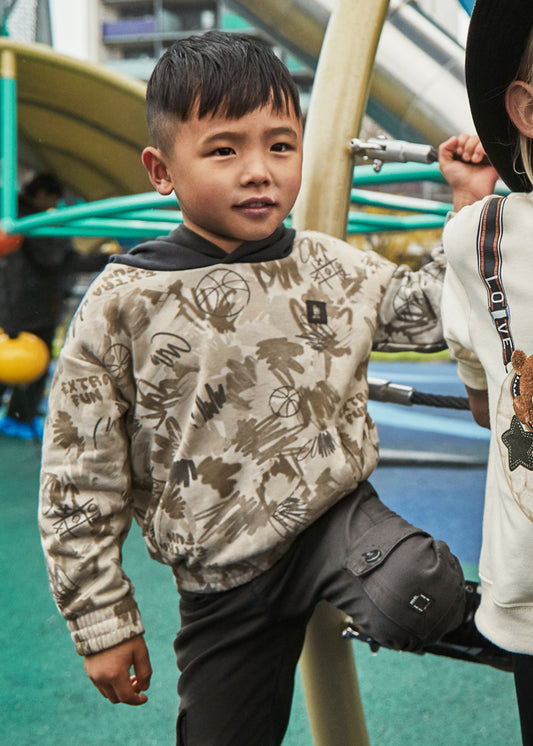 Printed pullover