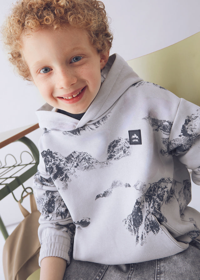 Printed pullover