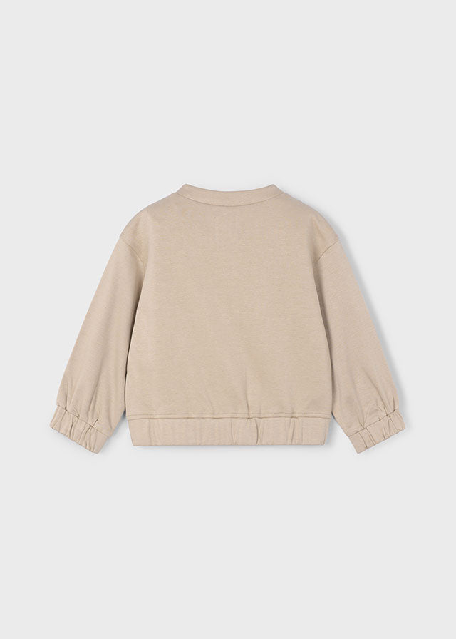 Knit twill jacket