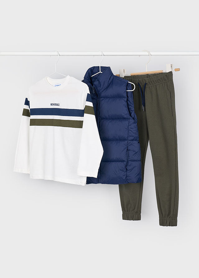 Pant t-shit vest set