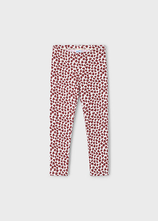 Knit printed leggings