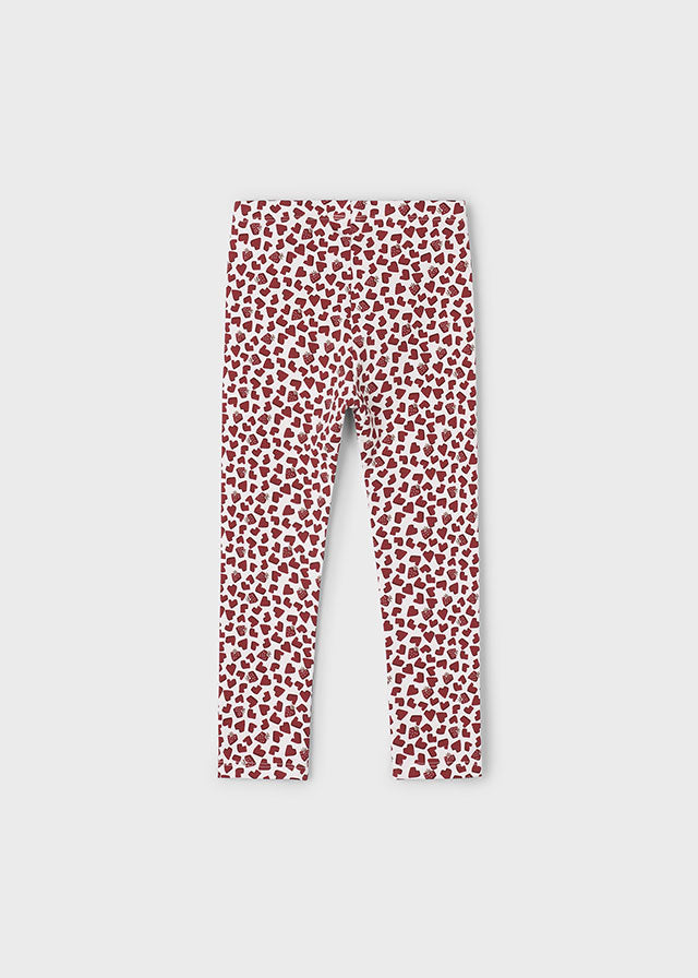 Knit printed leggings