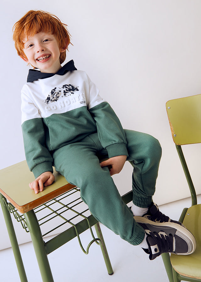 Pullover tracksuit 2 pants