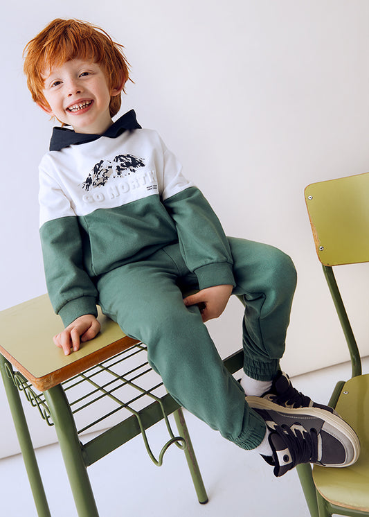 Pullover tracksuit 2 pants