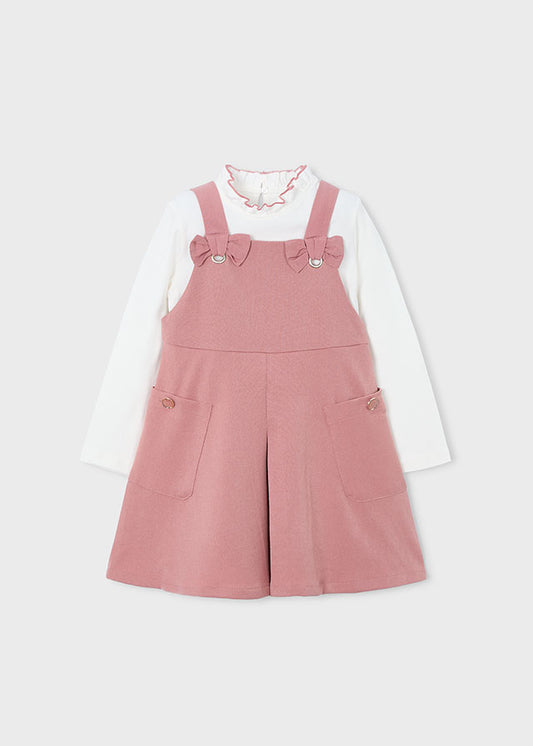 Swan pinafore dress