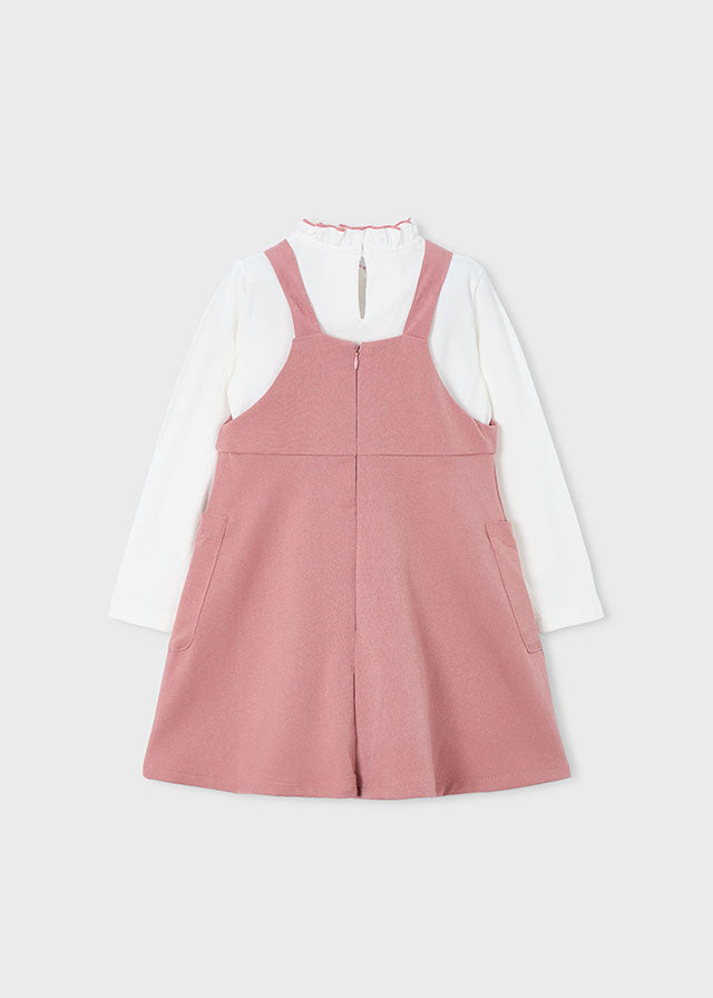 Swan pinafore dress