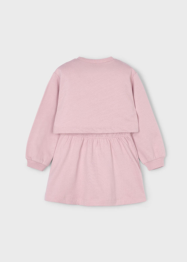 2 piece fleece dress