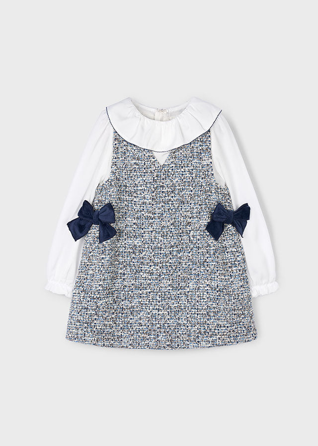 Combined pinafore dress