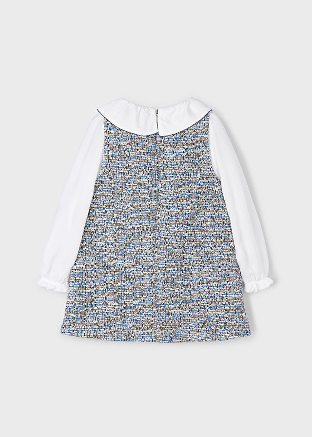 Combined pinafore dress