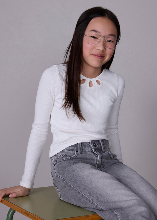 L/s ribbed shirt