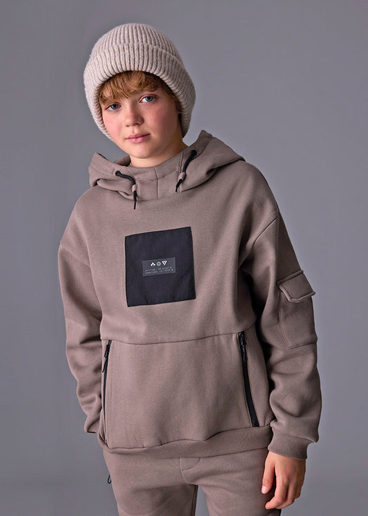 Contrast pullover