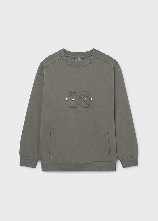 Embossed pullover