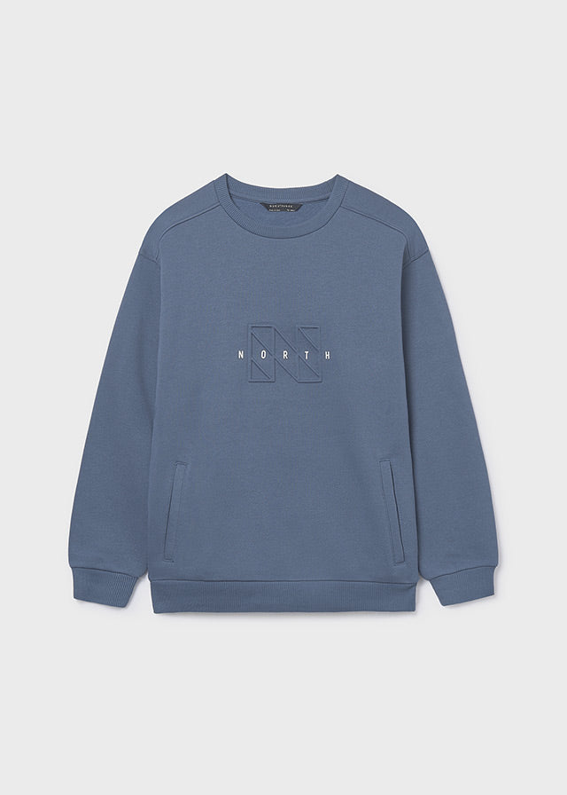 Embossed pullover
