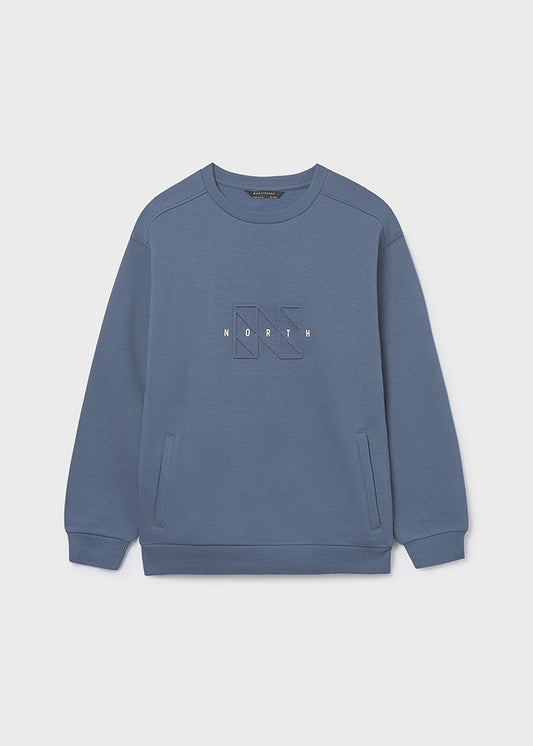 Embossed pullover