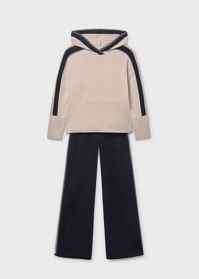 Long pant set w/hood