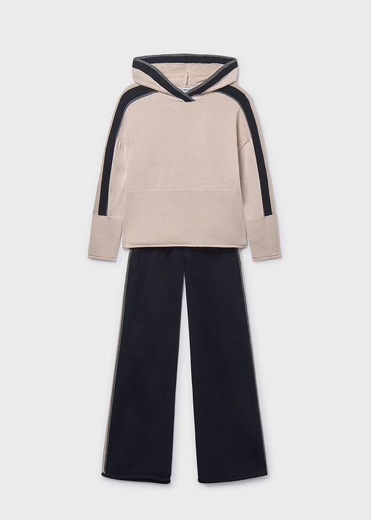 Long pant set w/hood