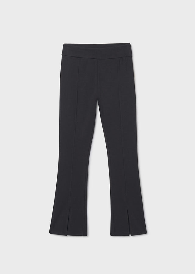 turned waistband leggings