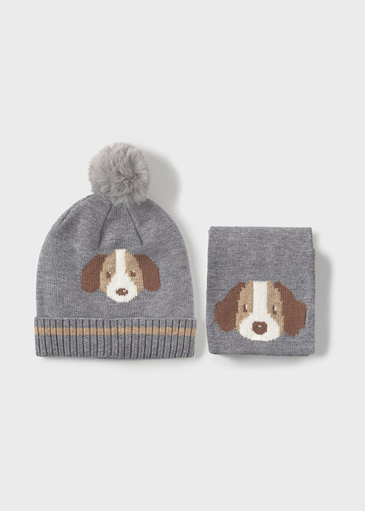 Hat-scarf set