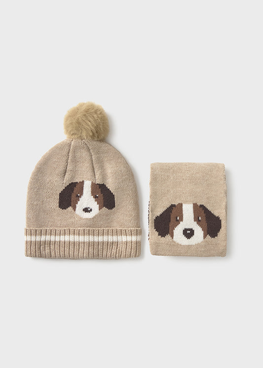 Hat-scarf set