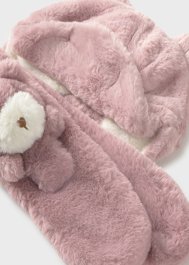 Fur hat & scarf set