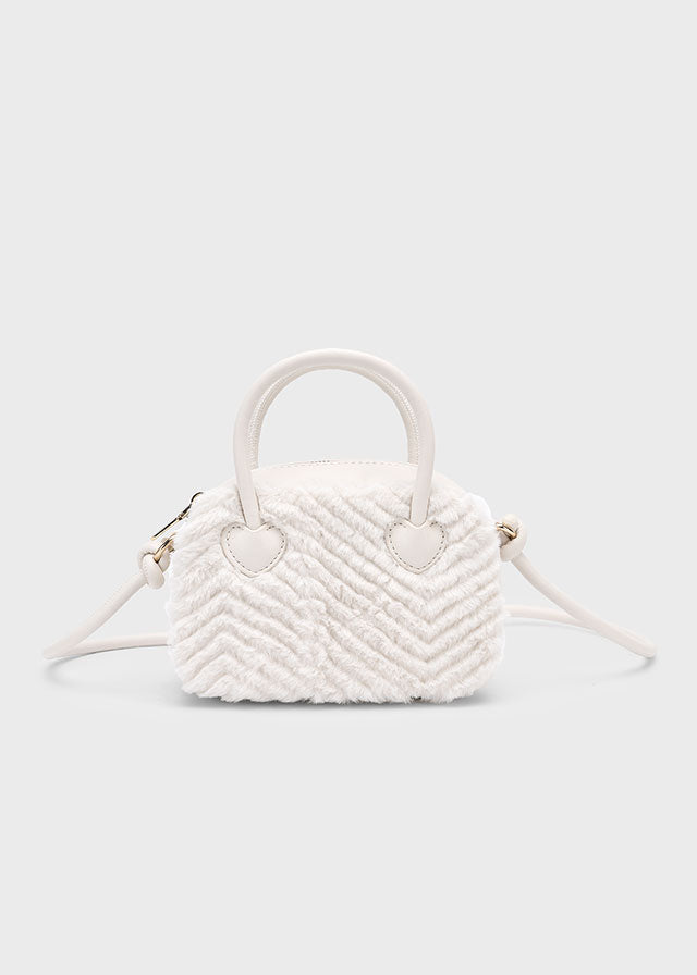 Faux-fur handbag