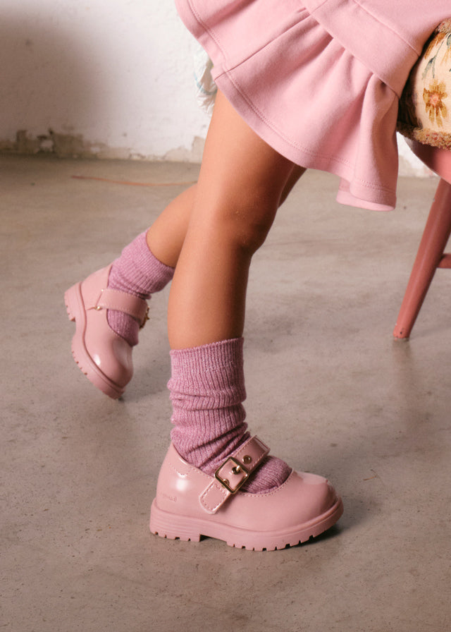 Chunky heel mary jane