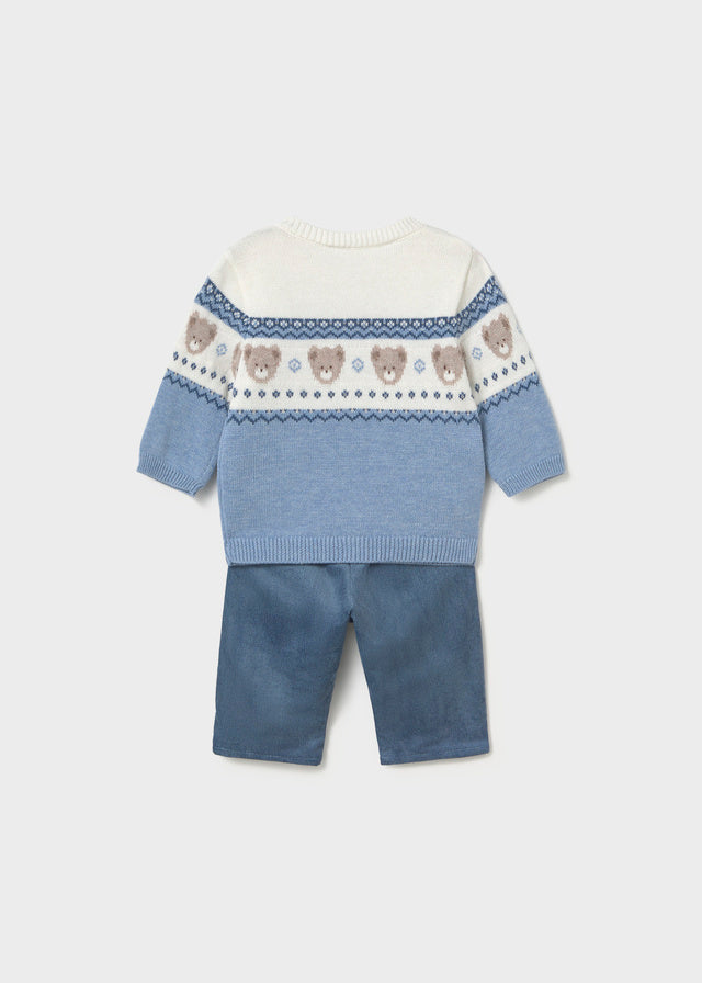 Jersey and long trousers set