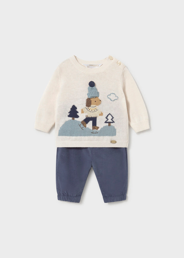 Jersey and long trousers set