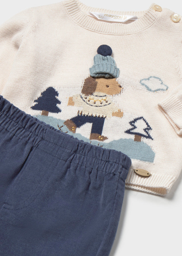 Jersey and long trousers set