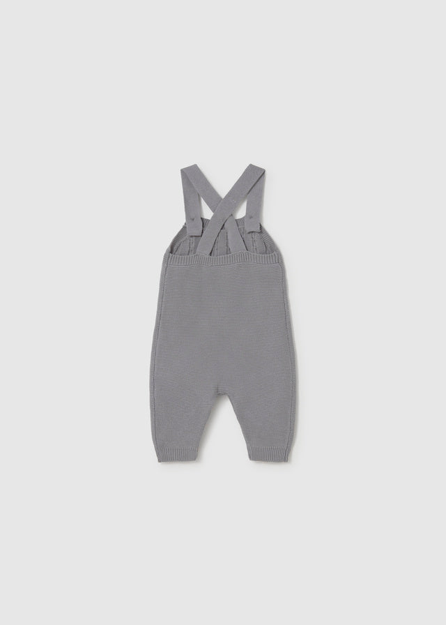Knit dungarees set