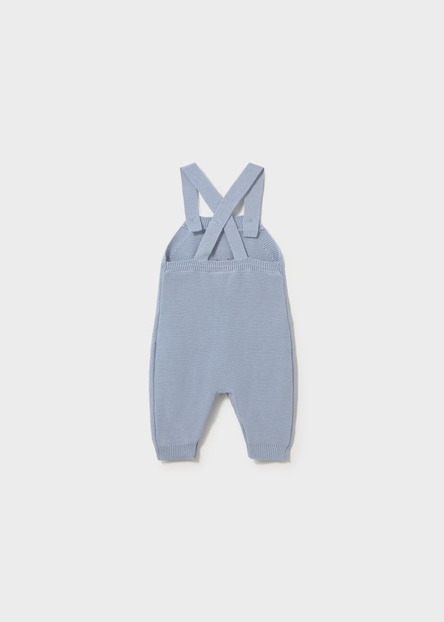 Knit dungarees set