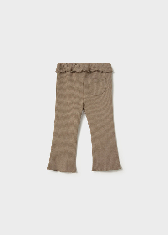 Ribbed flare leggings