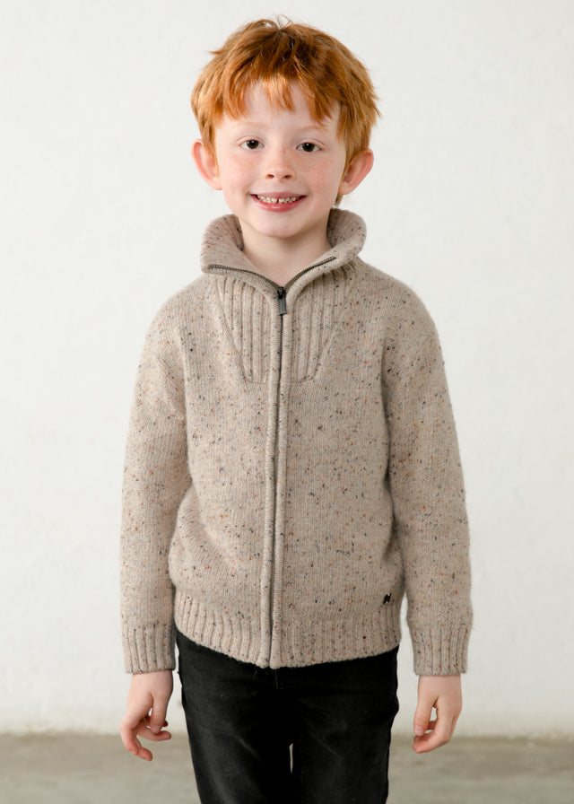 Knit sweatshirt