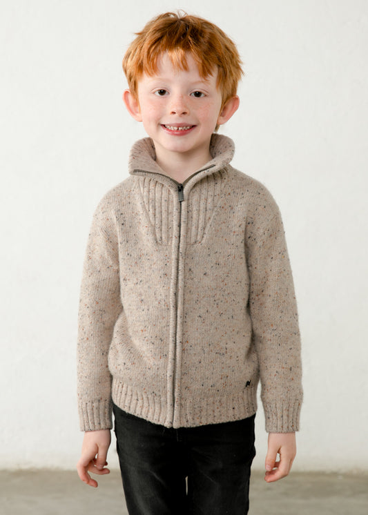 Knit sweatshirt