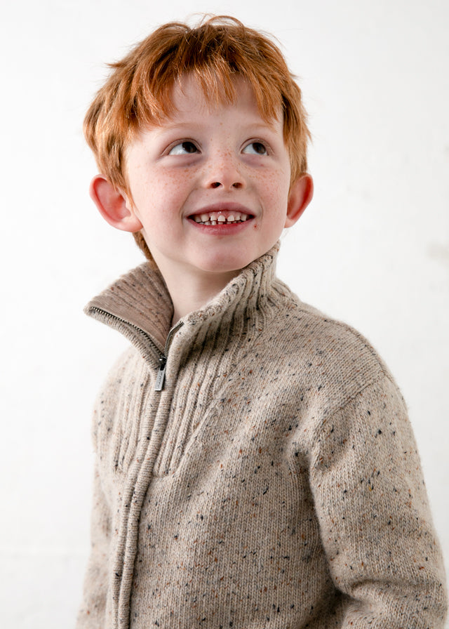Knit sweatshirt
