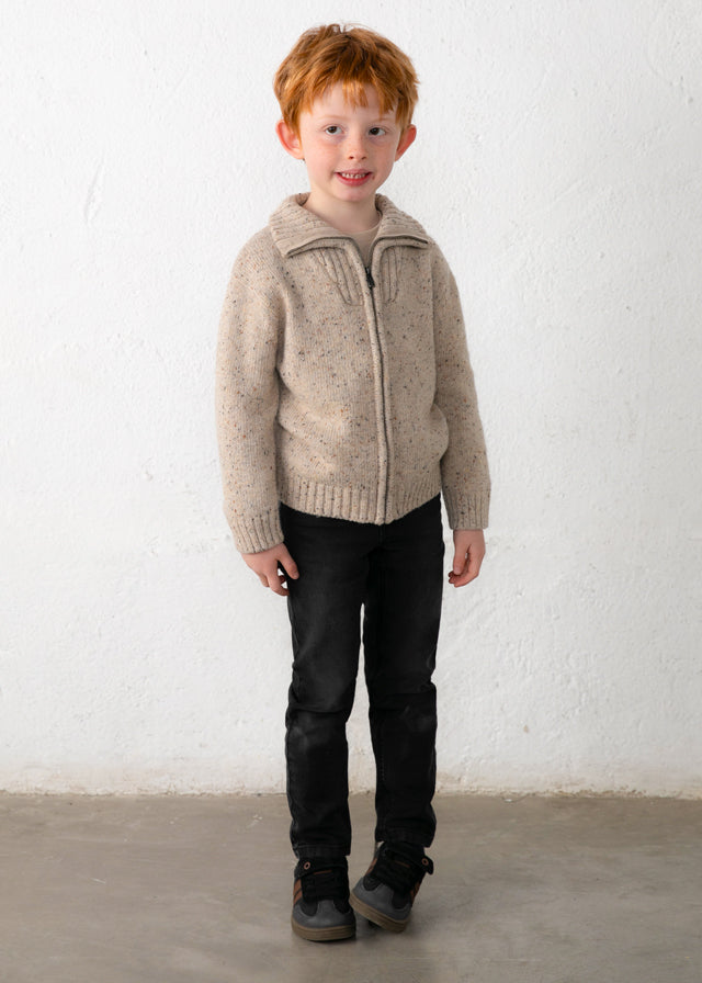 Knit sweatshirt