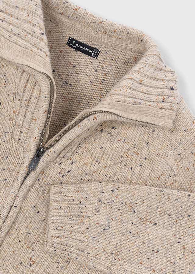 Knit sweatshirt
