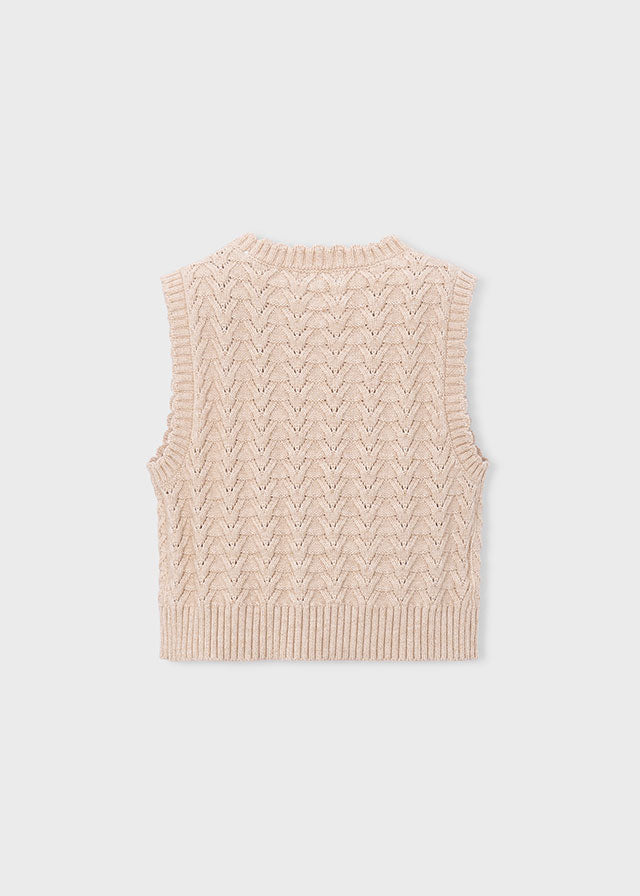 Knitting vest