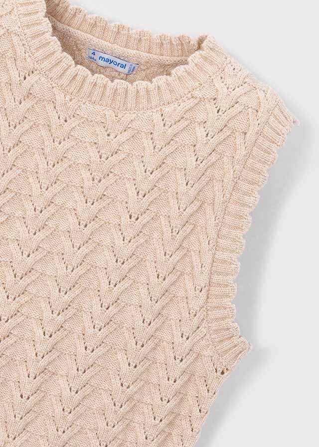 Knitting vest
