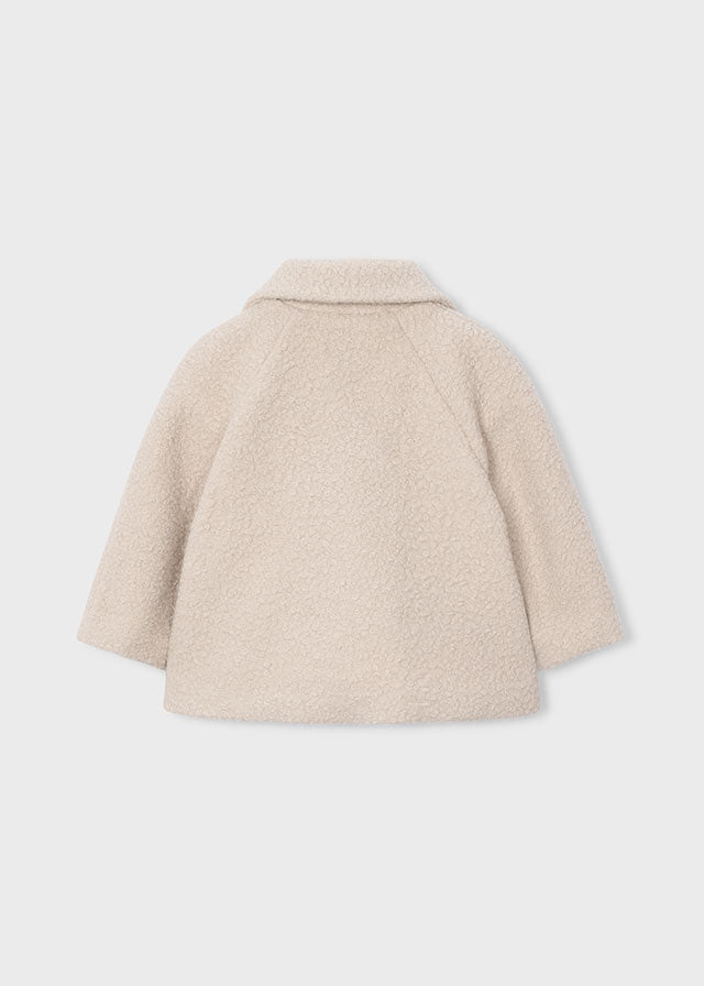 Boucle coat purse