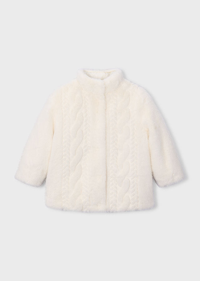 Faux-fur coat