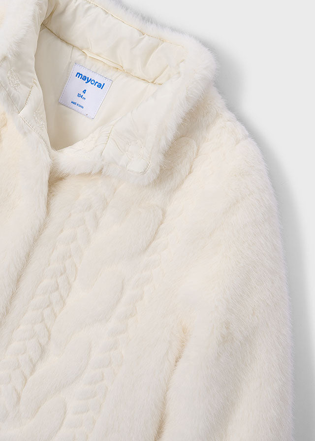 Faux-fur coat