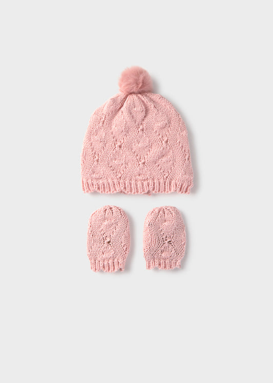 Hat and gloves set