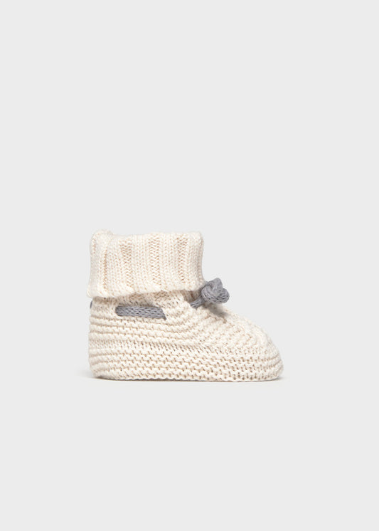 Knit booties